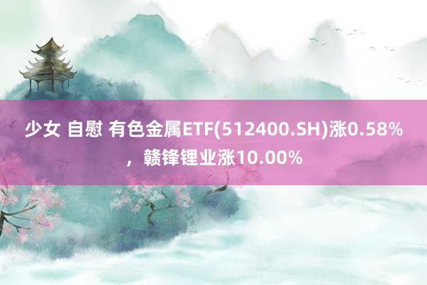 少女 自慰 有色金属ETF(512400.SH)涨0.58%，赣锋锂业涨10.00%