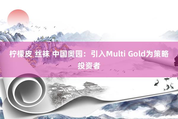 柠檬皮 丝袜 中国奥园：引入Multi Gold为策略投资者