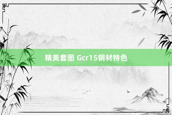 精美套图 Gcr15钢材特色