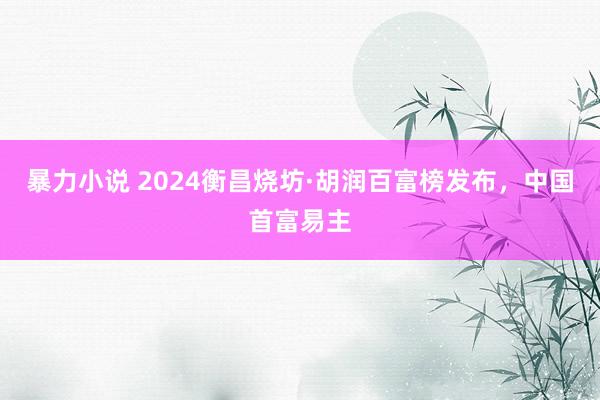 暴力小说 2024衡昌烧坊·胡润百富榜发布，中国首富易主