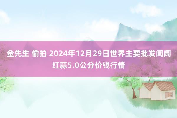 金先生 偷拍 2024年12月29日世界主要批发阛阓红蒜5.0公分价钱行情