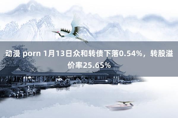 动漫 porn 1月13日众和转债下落0.54%，转股溢价率25.65%